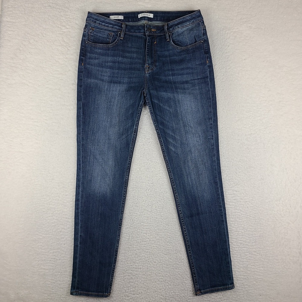Vigoss Jeans Womens‎ 33x29 Blue Jagger Skinny Dark Wash Denim